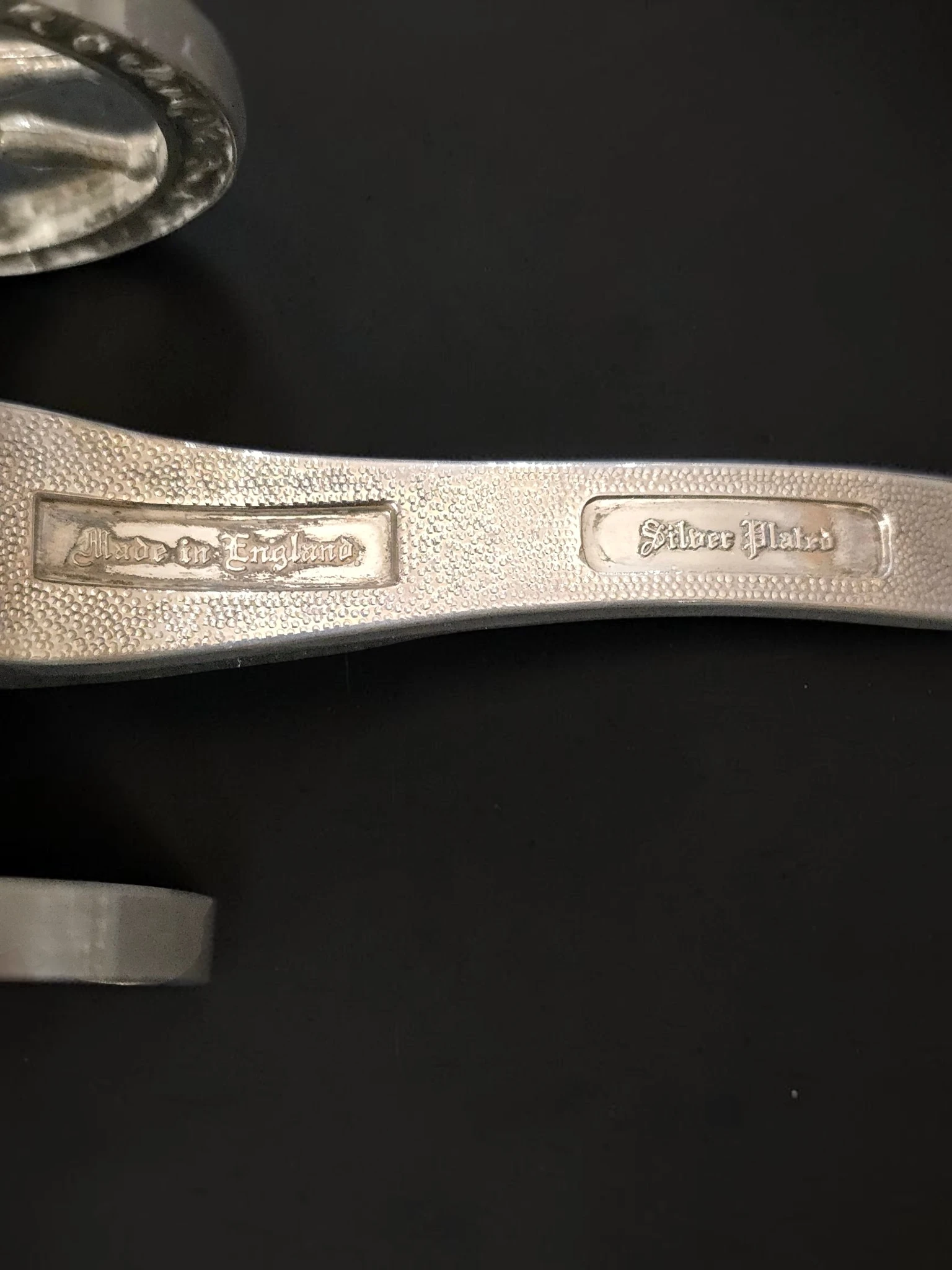 Tun Decorativ Vintage Silver Plated Made in England - imagine 2