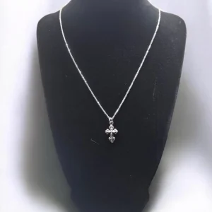 lănțișor din argint 925 cu pandantiv cruce ortodoxă