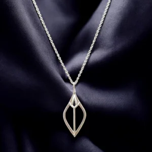 lănțișor din argint 925 cu pandantiv geometric elegant