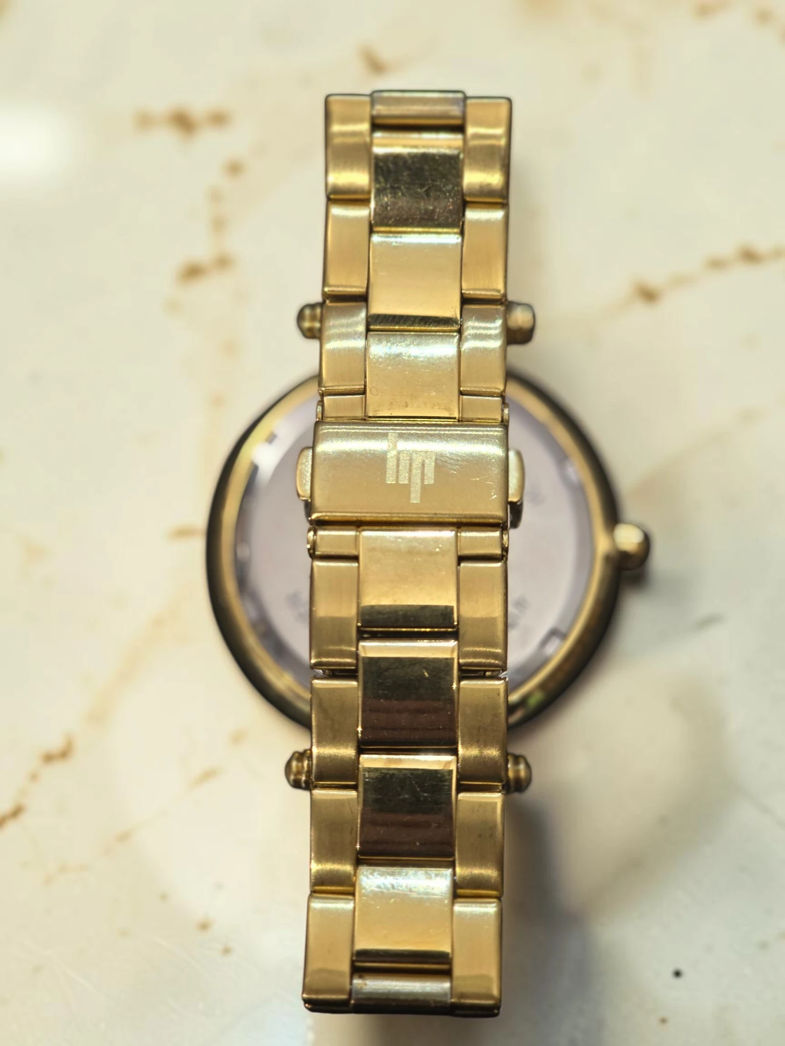 Ceas Lip Damă Gold Crystal – Chronograph Fashion Style - imagine 2