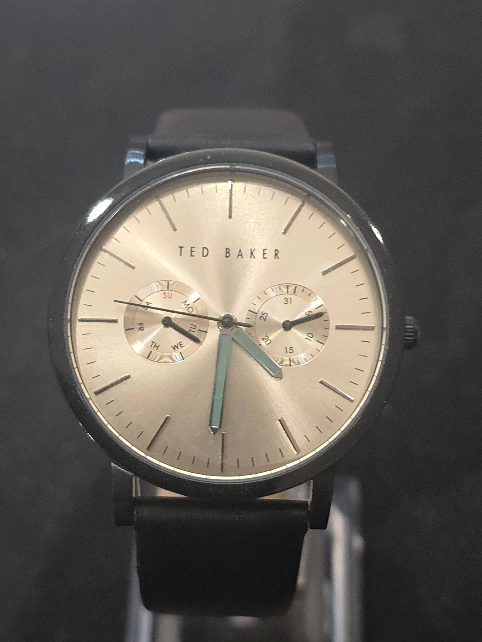 Ceas Ted Baker Bărbați Black & Rose Gold - imagine 3