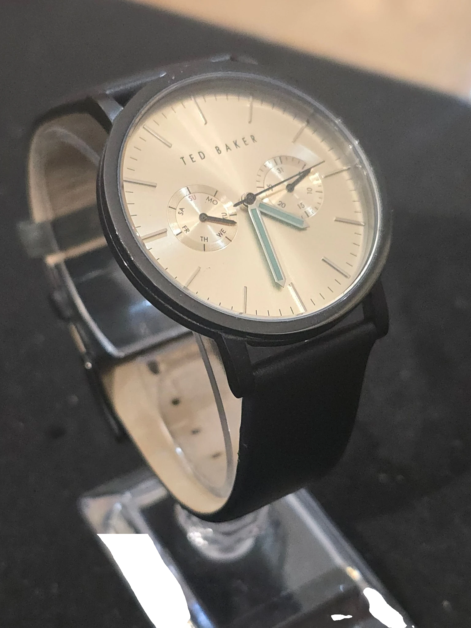 ceas Ted Baker bărbați black rose gold elegant