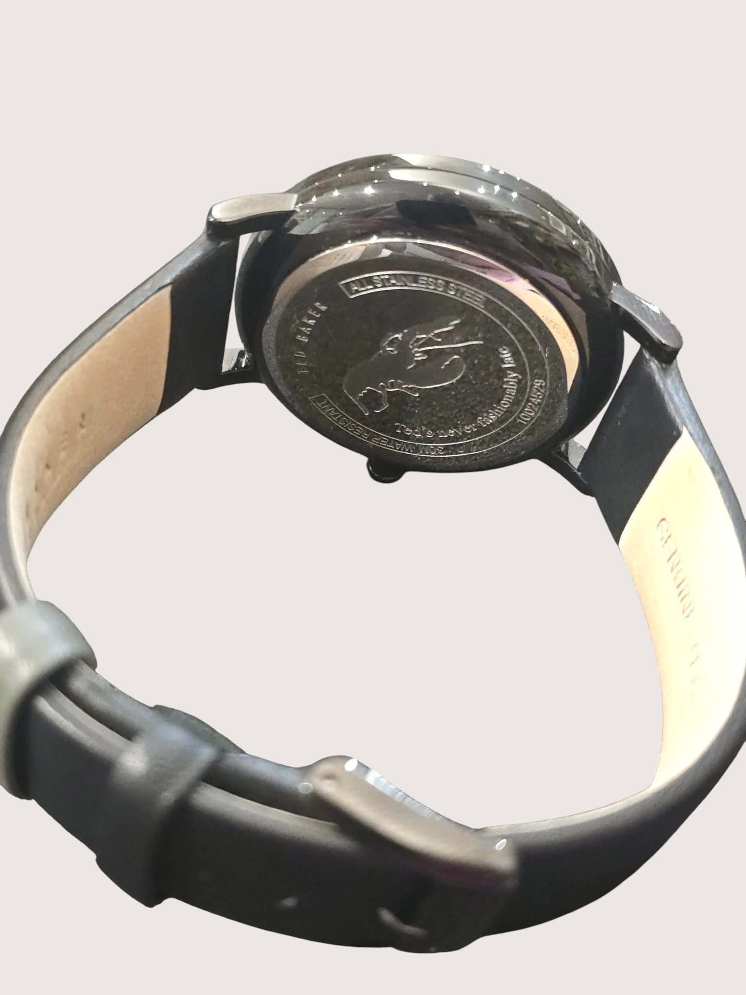 Ceas Ted Baker Bărbați Black & Rose Gold - imagine 2