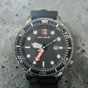 ceas Ben Nevis diver style black red pentru bărbați